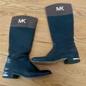 Michael Kors Leather Riding Boots